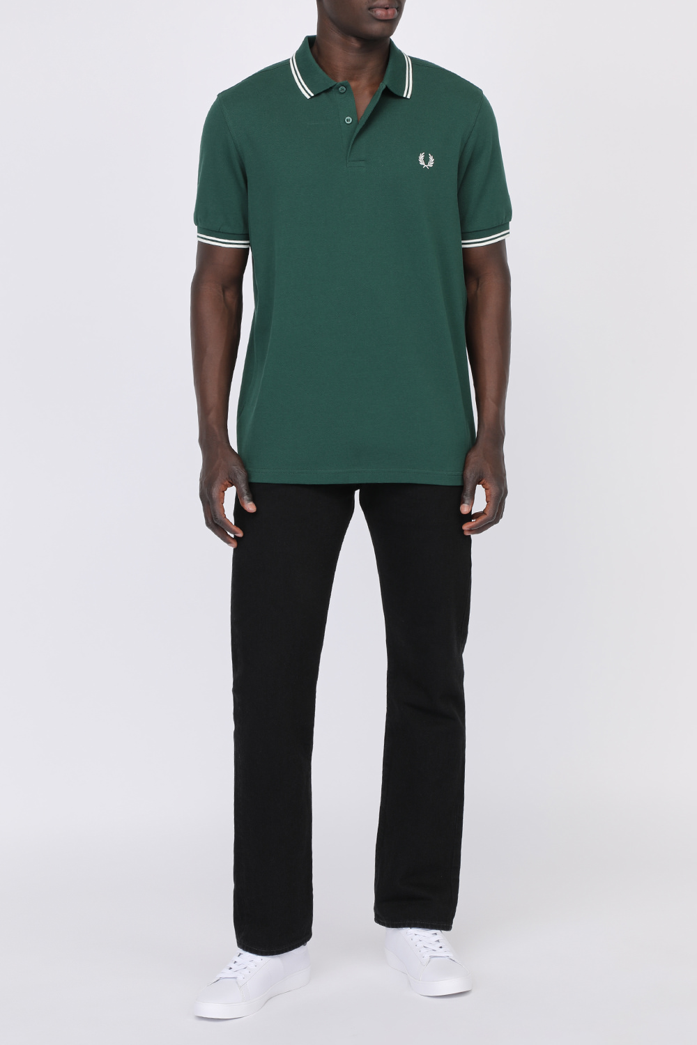 חולצת פולו ספורטיבית מכותנה FRED PERRY
